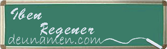 Iben Regener Visitenkarte